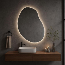 Настенное светодиодное зеркало органической формы Тоскана 004 